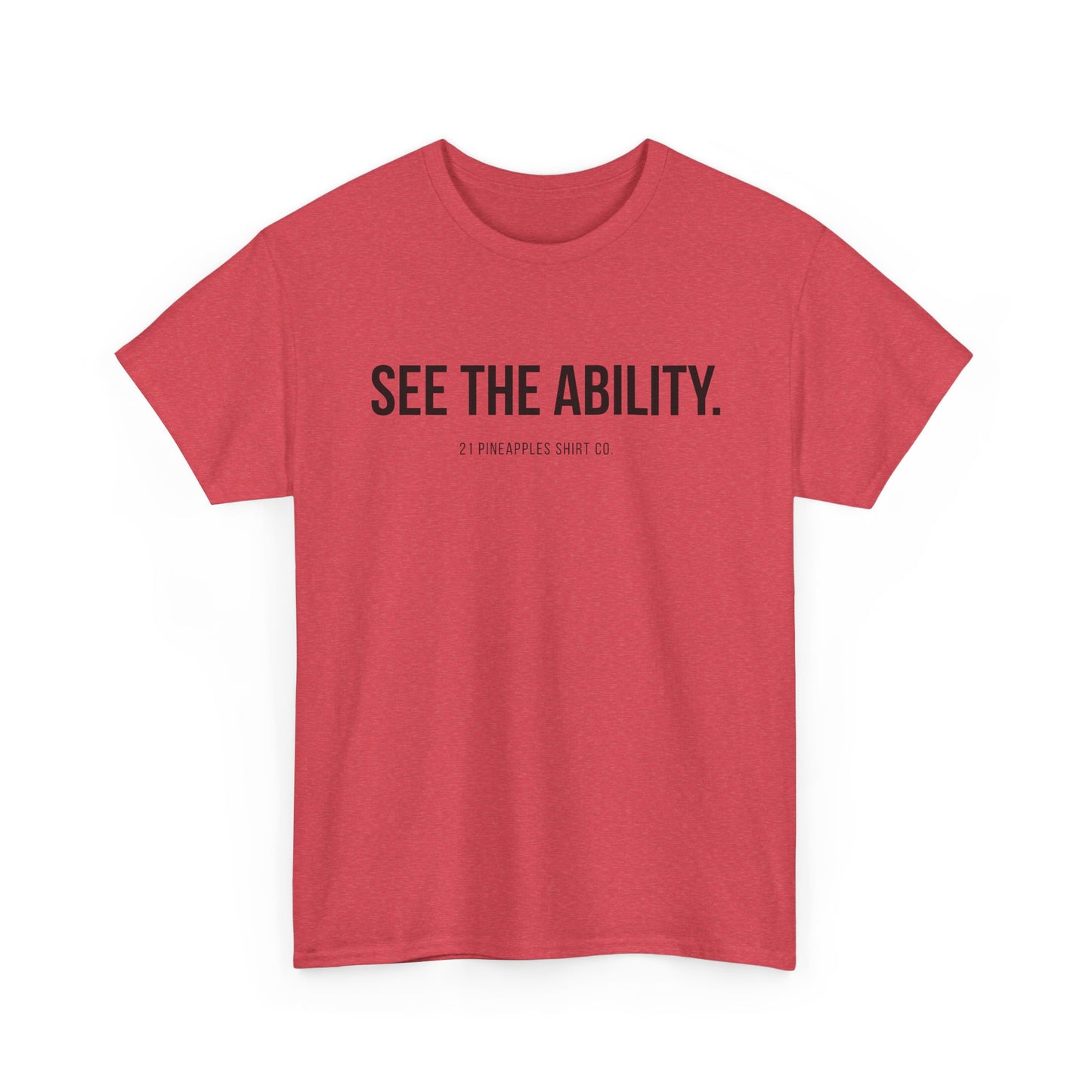 See The Ability Black Tee