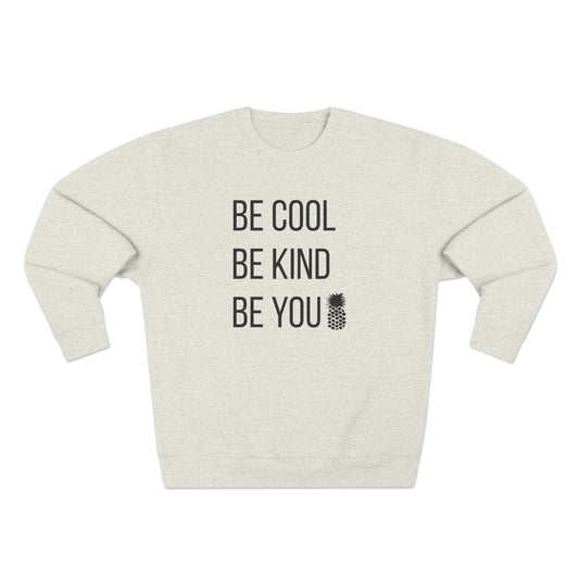 Be Cool FULL Black Print Crewneck