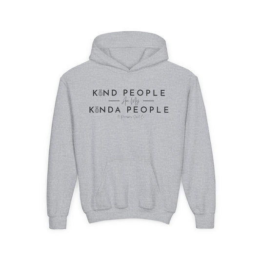 Kind People Black YOUTH HOODIE