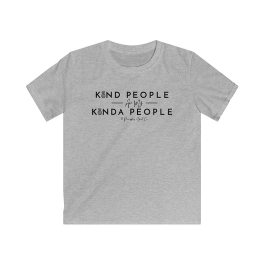 Kind People Black Youth Tee