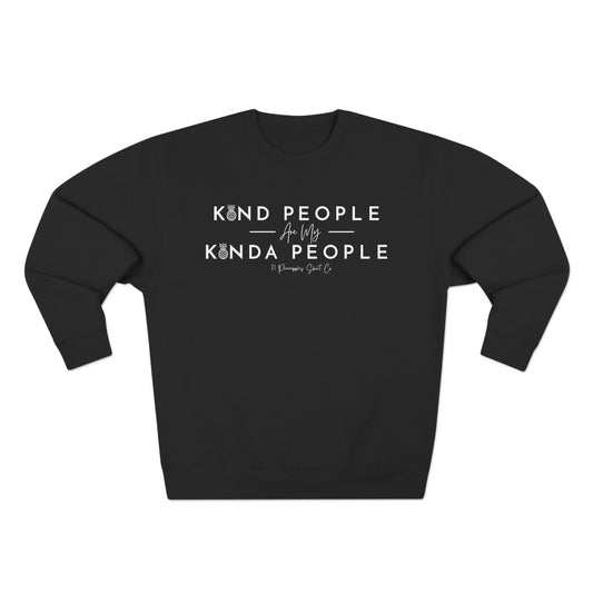 Kind People White Crewneck