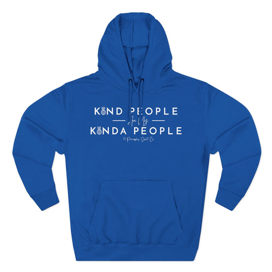 Kind People White Hoodie