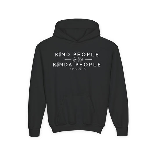 Kind People White YOUTH HOODIE