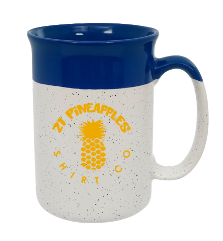 21 Pineapples Logo Glazed Tone Ceramic Mug