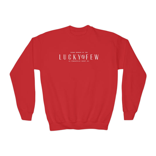 Lucky Few White YOUTH Crewneck