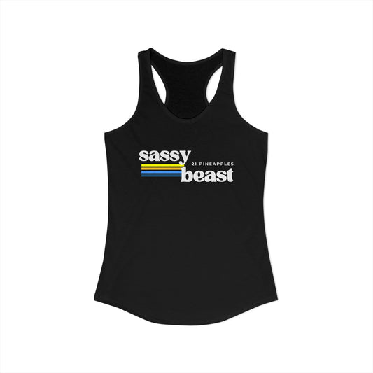 Sassy Beast Retro Women's Tank Top