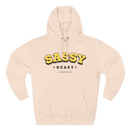 Sassy Varsity Yellow Hoodie