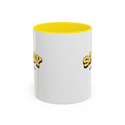 Sassy Varsity Yellow 11oz Coffee Mug