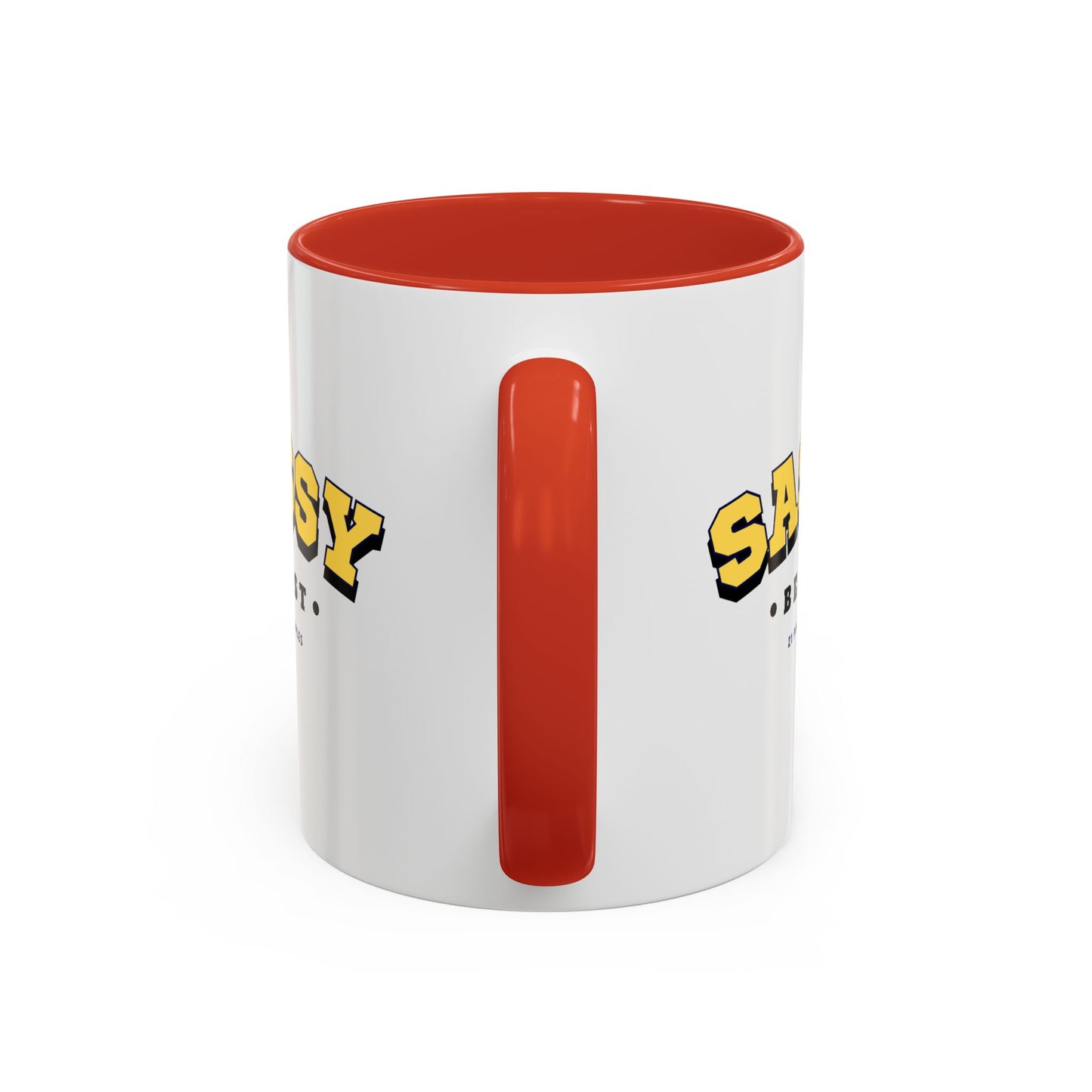 Sassy Varsity Yellow 11oz Coffee Mug