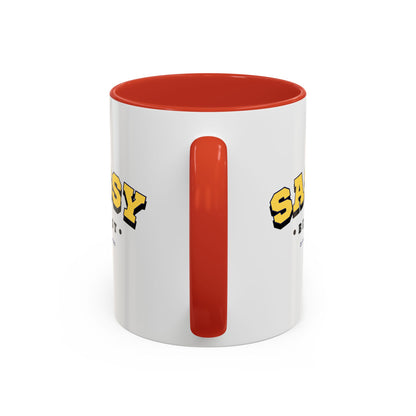 Sassy Varsity Yellow 11oz Coffee Mug