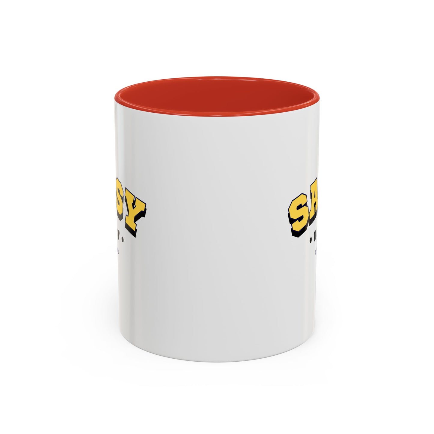 Sassy Varsity Yellow 11oz Coffee Mug