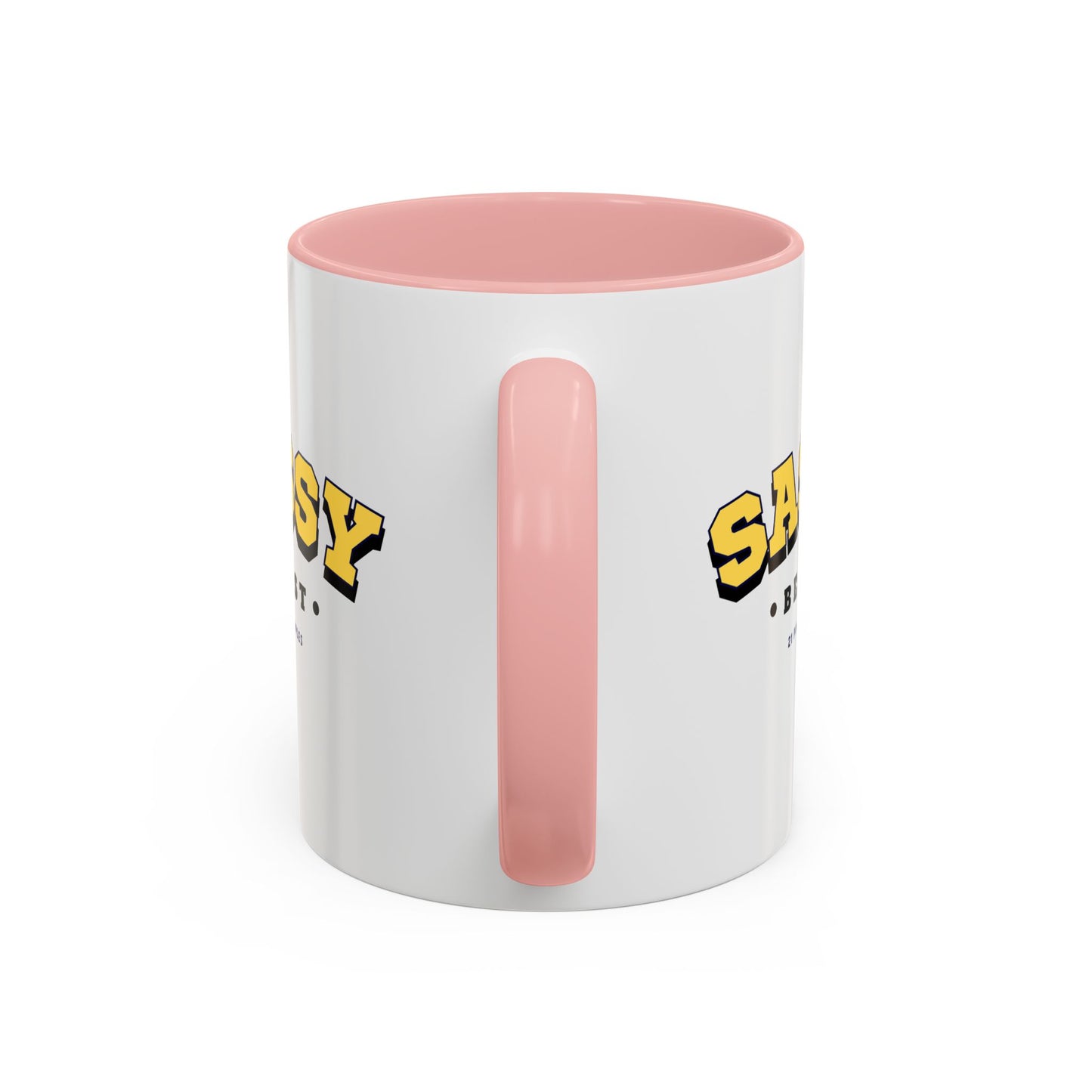 Sassy Varsity Yellow 11oz Coffee Mug