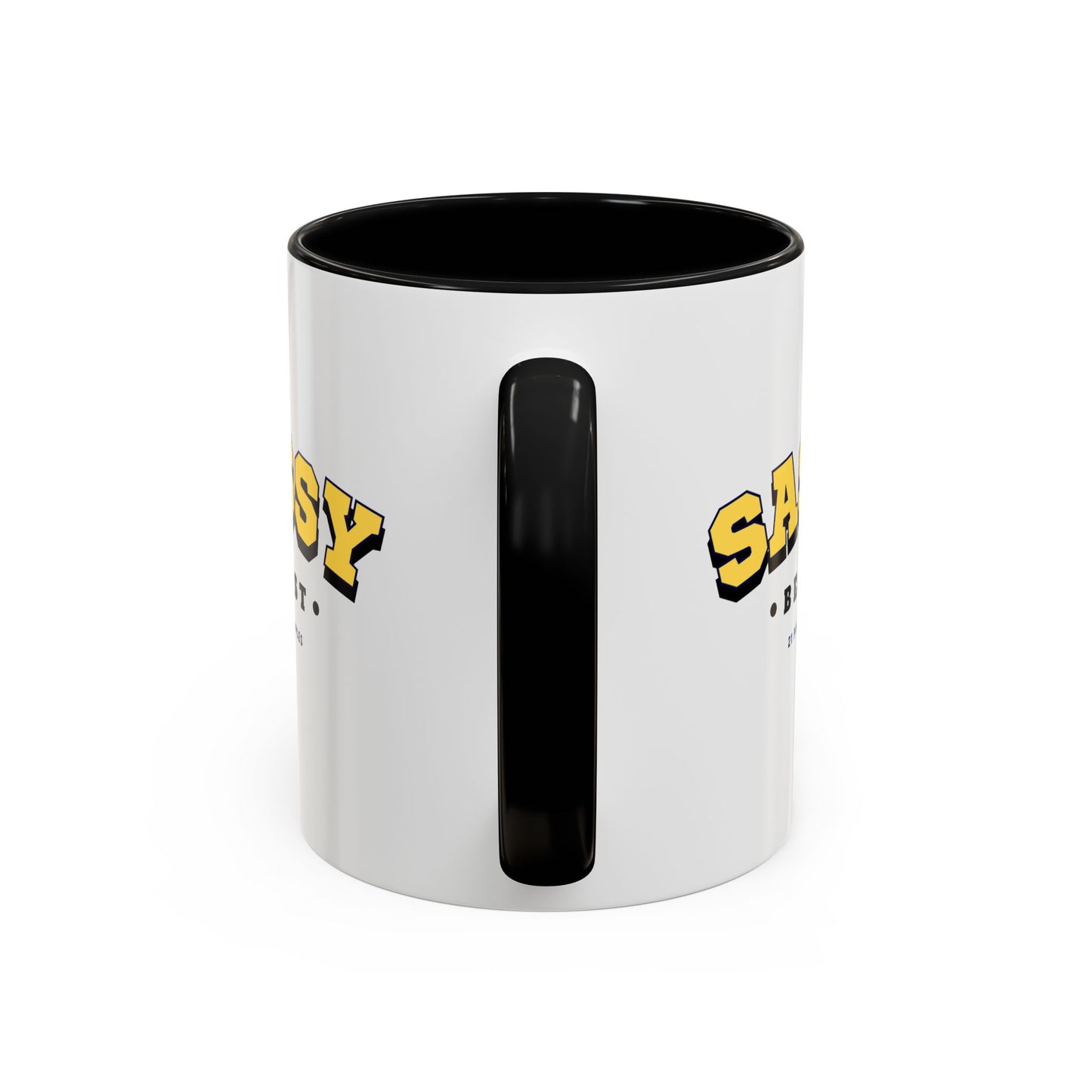 Sassy Varsity Yellow 11oz Coffee Mug