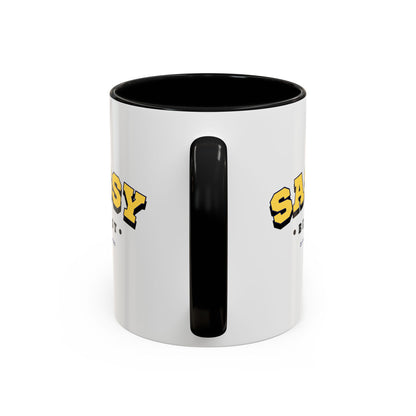 Sassy Varsity Yellow 11oz Coffee Mug