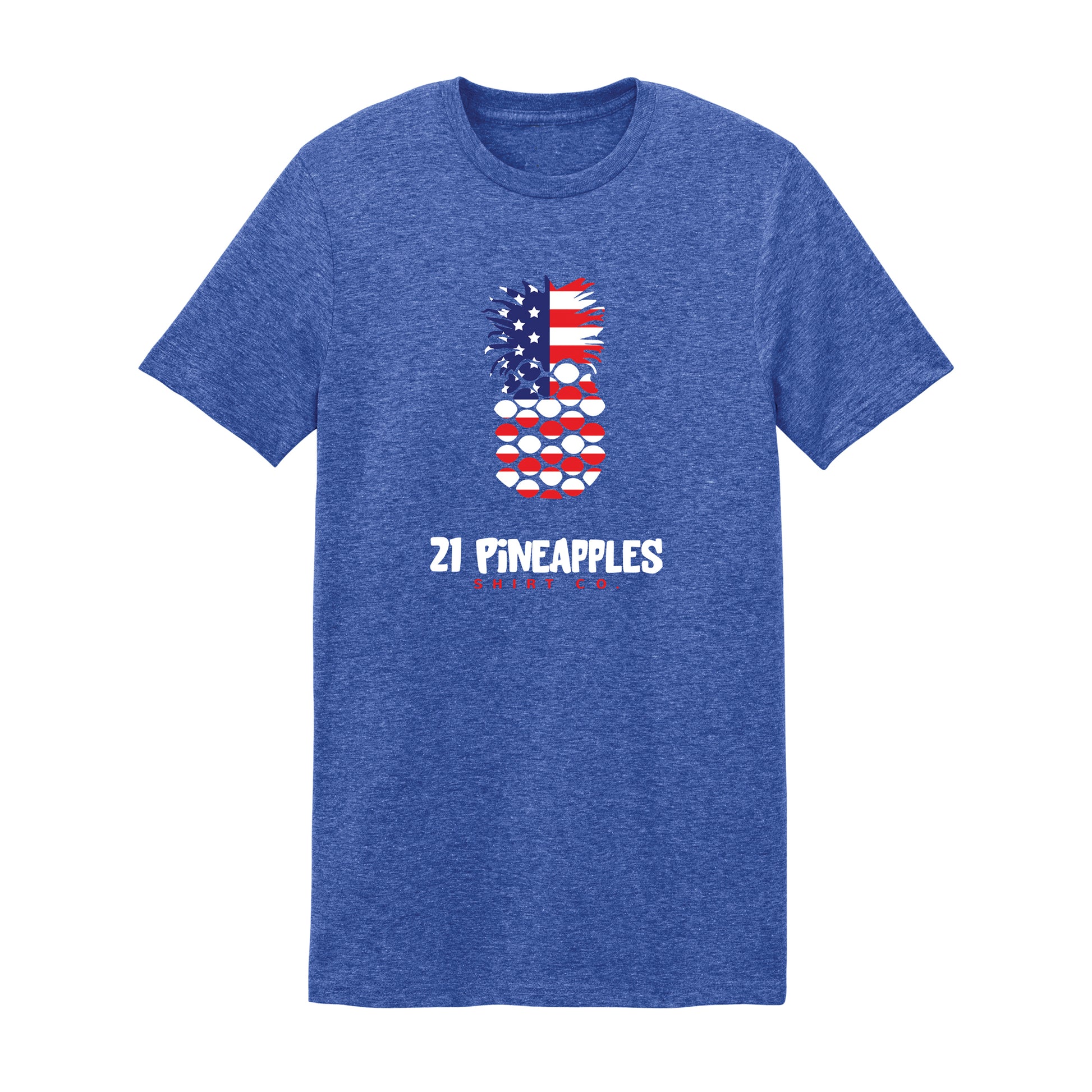 21 Pineapples American Flag Tee