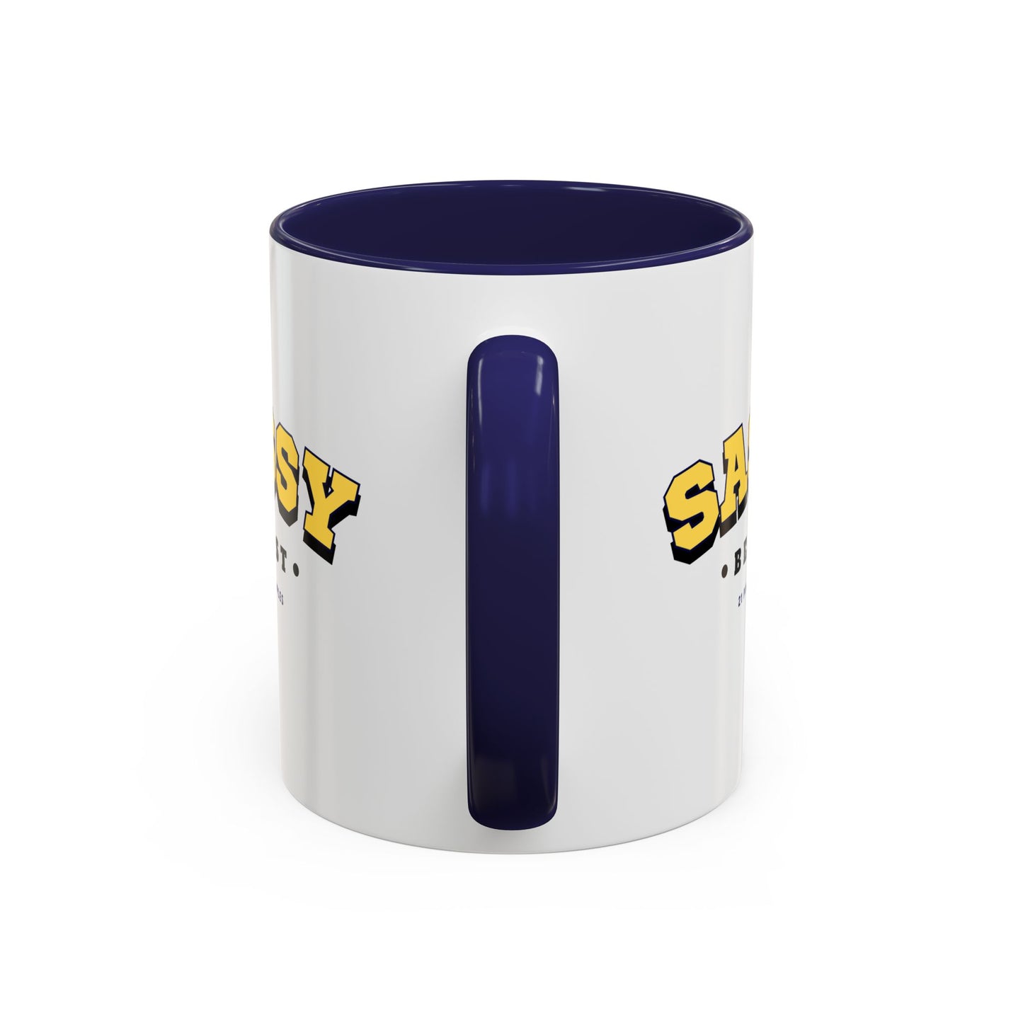 Sassy Varsity Yellow 11oz Coffee Mug