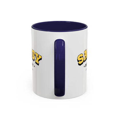 Sassy Varsity Yellow 11oz Coffee Mug