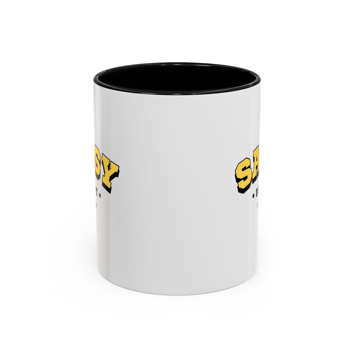 Sassy Varsity Yellow 11oz Coffee Mug