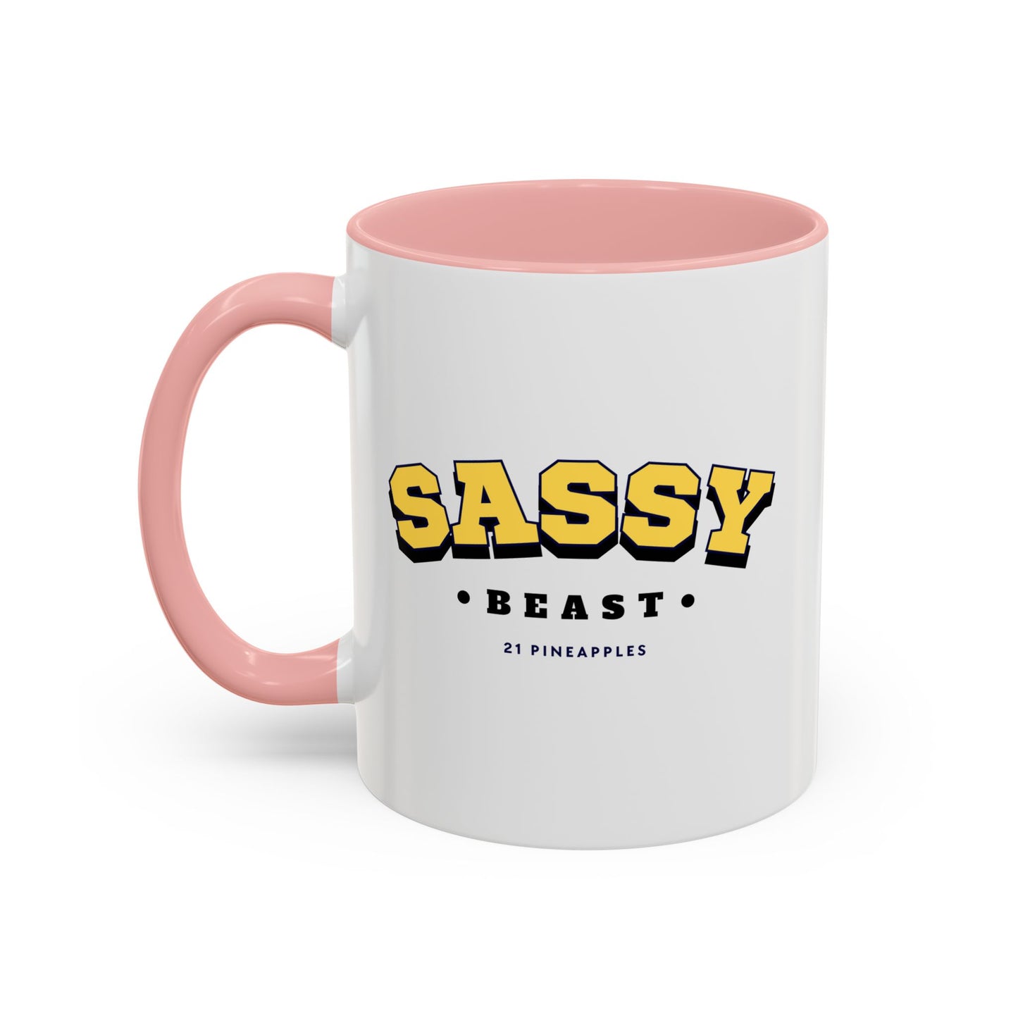 Sassy Varsity Yellow 11oz Coffee Mug