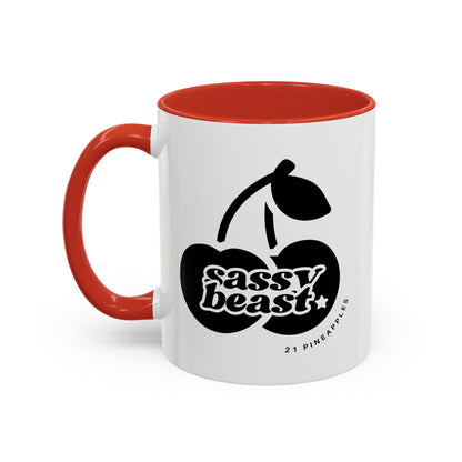 Sassy Black Cherries 11oz. Coffee Mug
