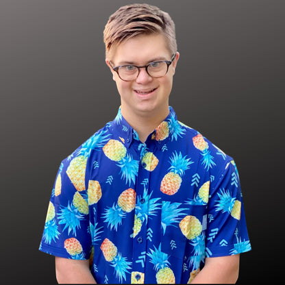 21 Pineapples Signature Button Up Shirt