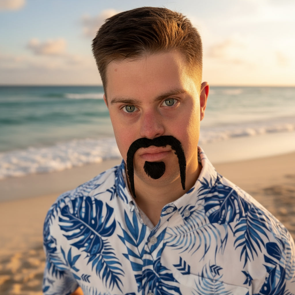 21 Pineapples "Blue Lagoon" Button Up Shirt