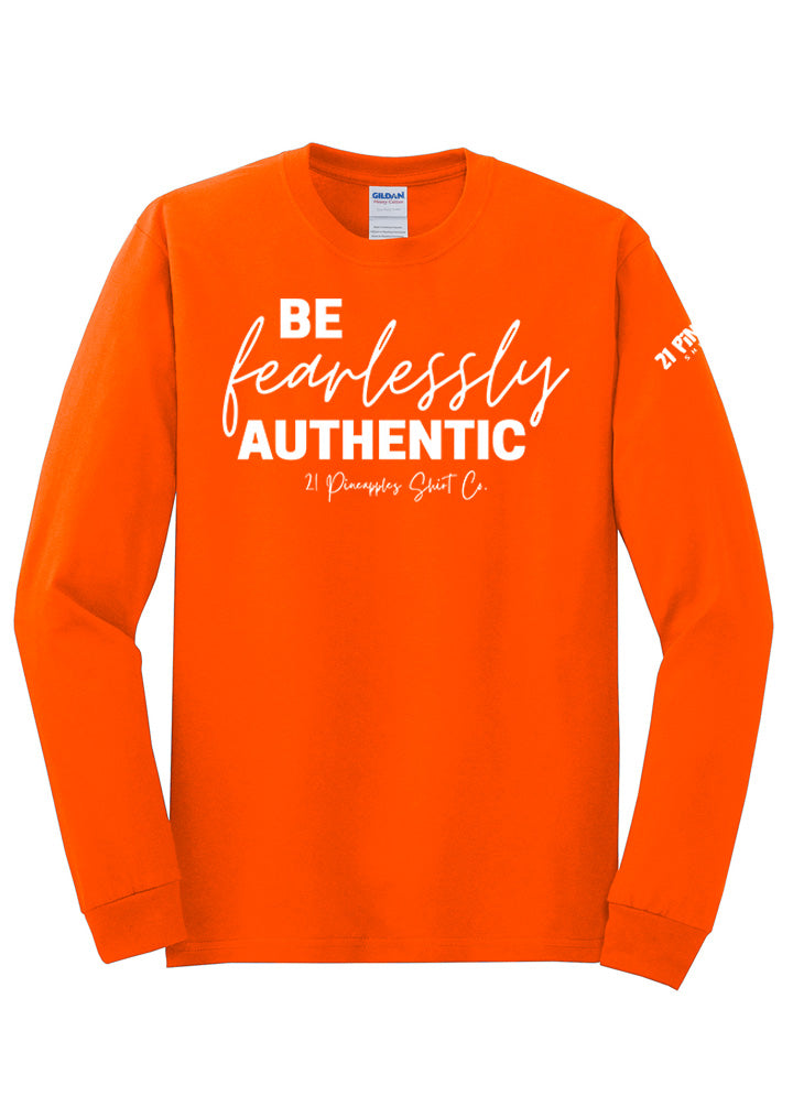 Be Fearlessly Authentic Long Sleeve Tee