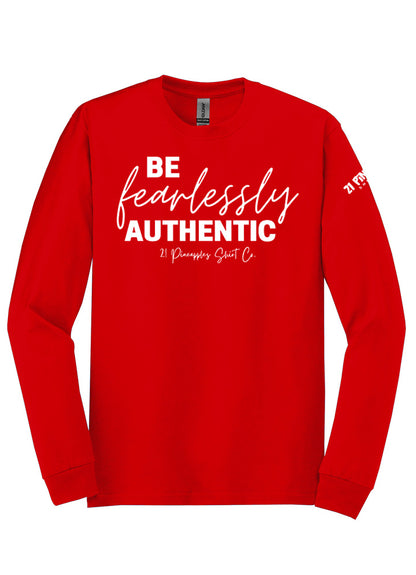 Be Fearlessly Authentic Long Sleeve Tee