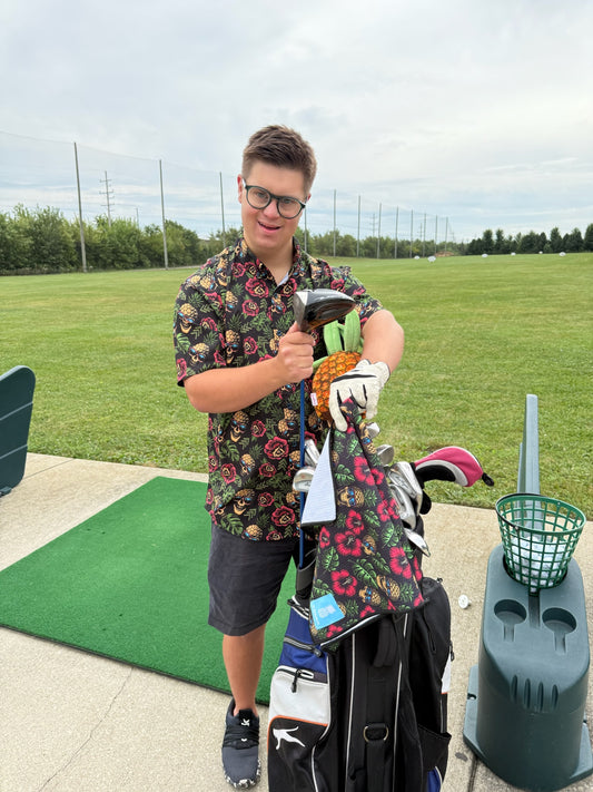Rockin' Pineapples Golf Towel
