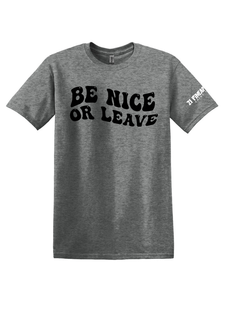 Be Nice or Leave Softstyle Tee