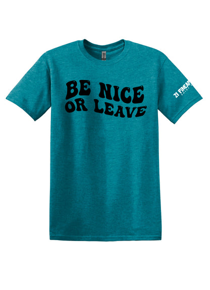 Be Nice or Leave Softstyle Tee