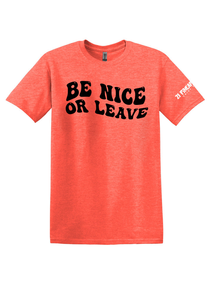 Be Nice or Leave Softstyle Tee