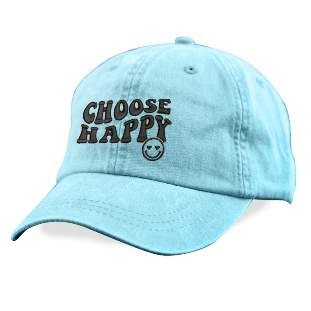 Choose Happy Twill Hat