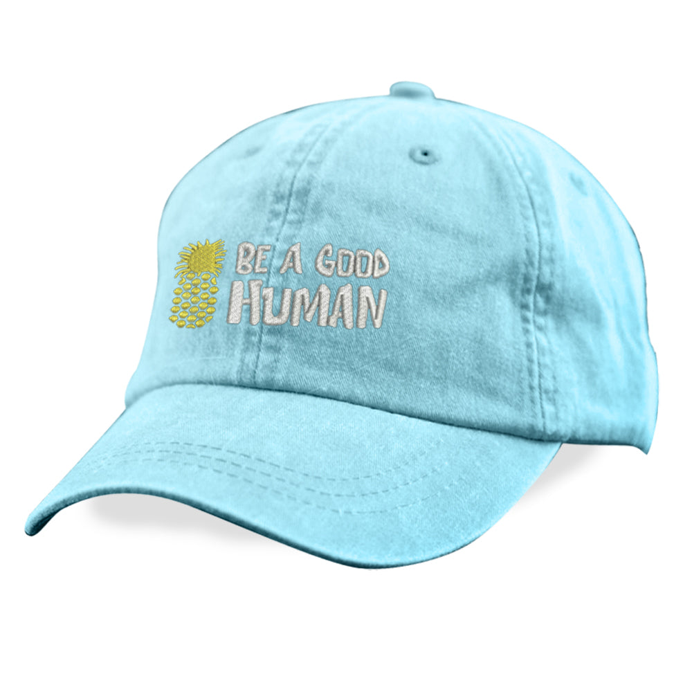 Be A Good Human Cartoon Twill Hat