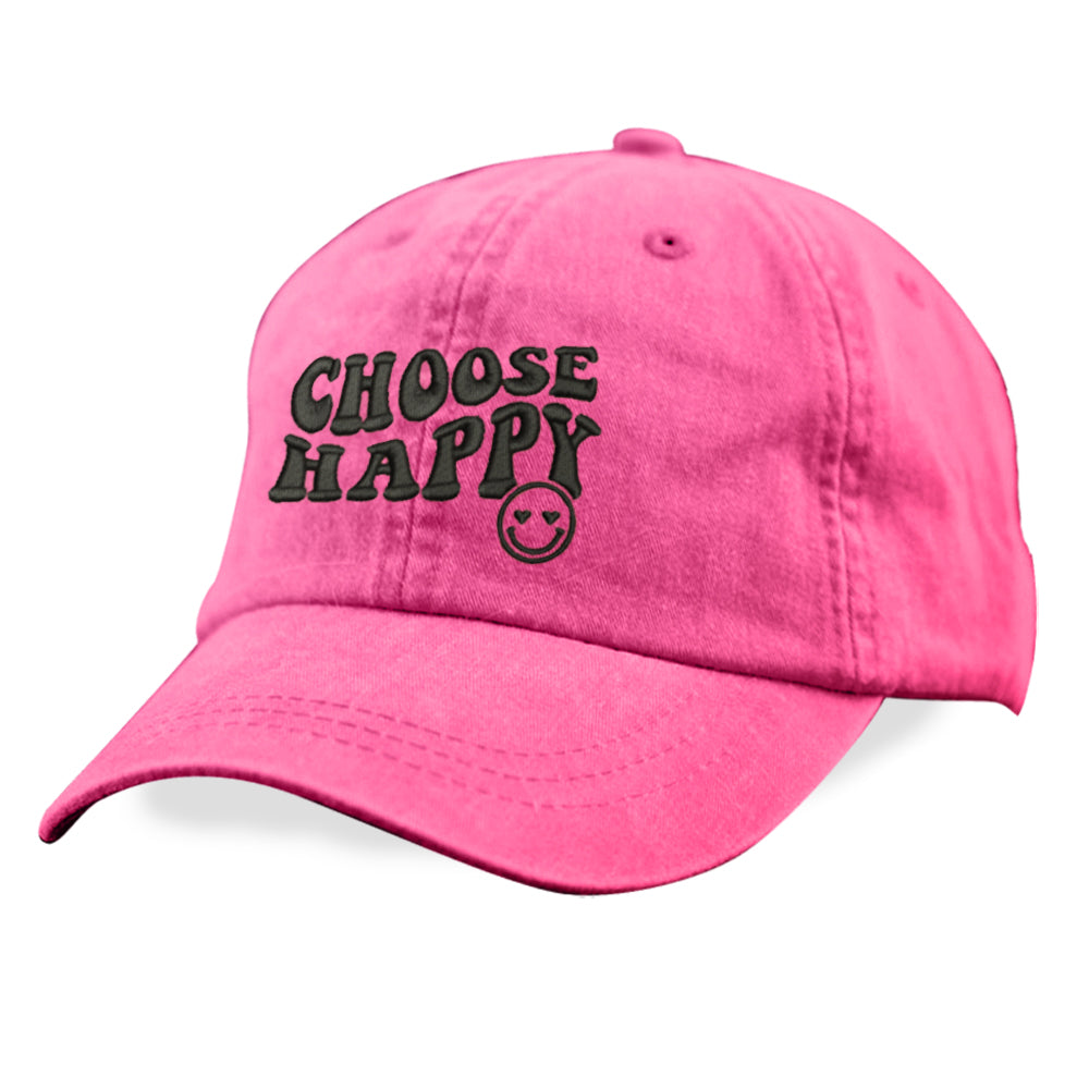 Choose Happy Twill Hat