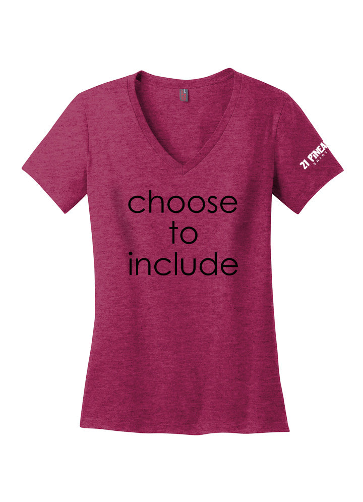 Choose To Include Women's V-Neck Tee