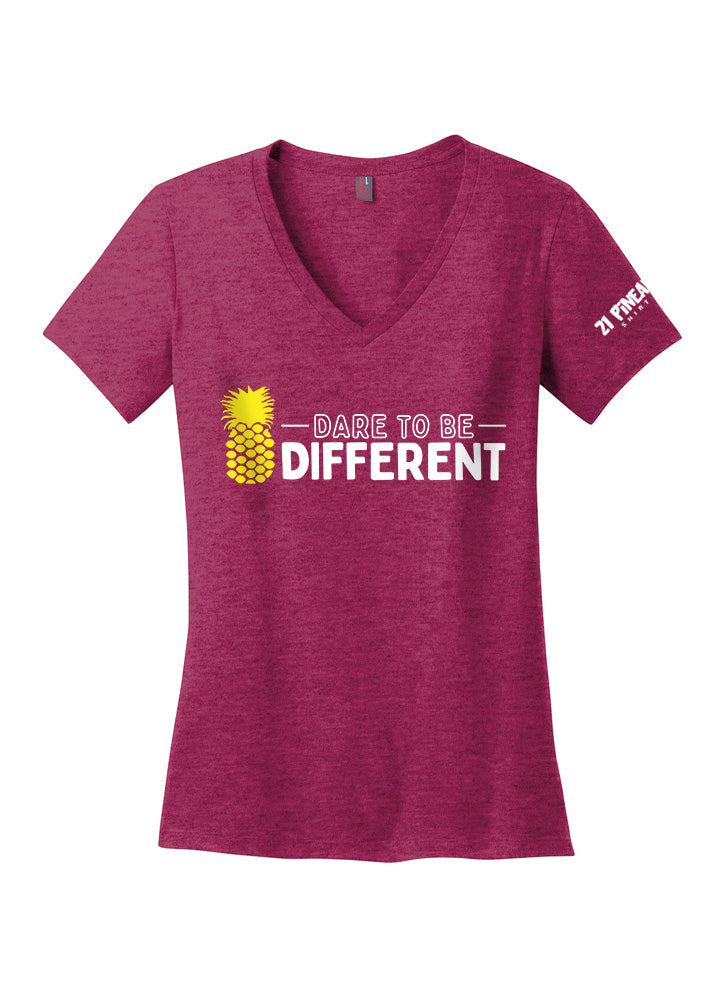 Dare To Be Different Women's V-Neck Tee