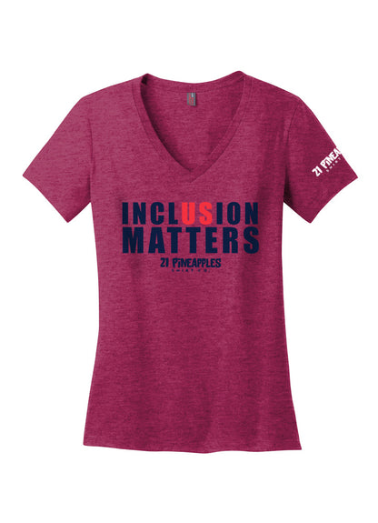 Inclusion US Women's V-Neck Tee