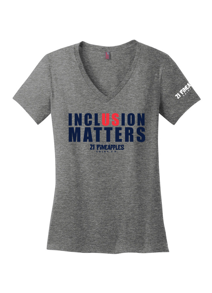 Inclusion US Women's V-Neck Tee