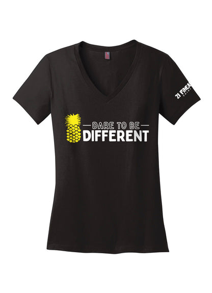 Dare To Be Different Women's V-Neck Tee