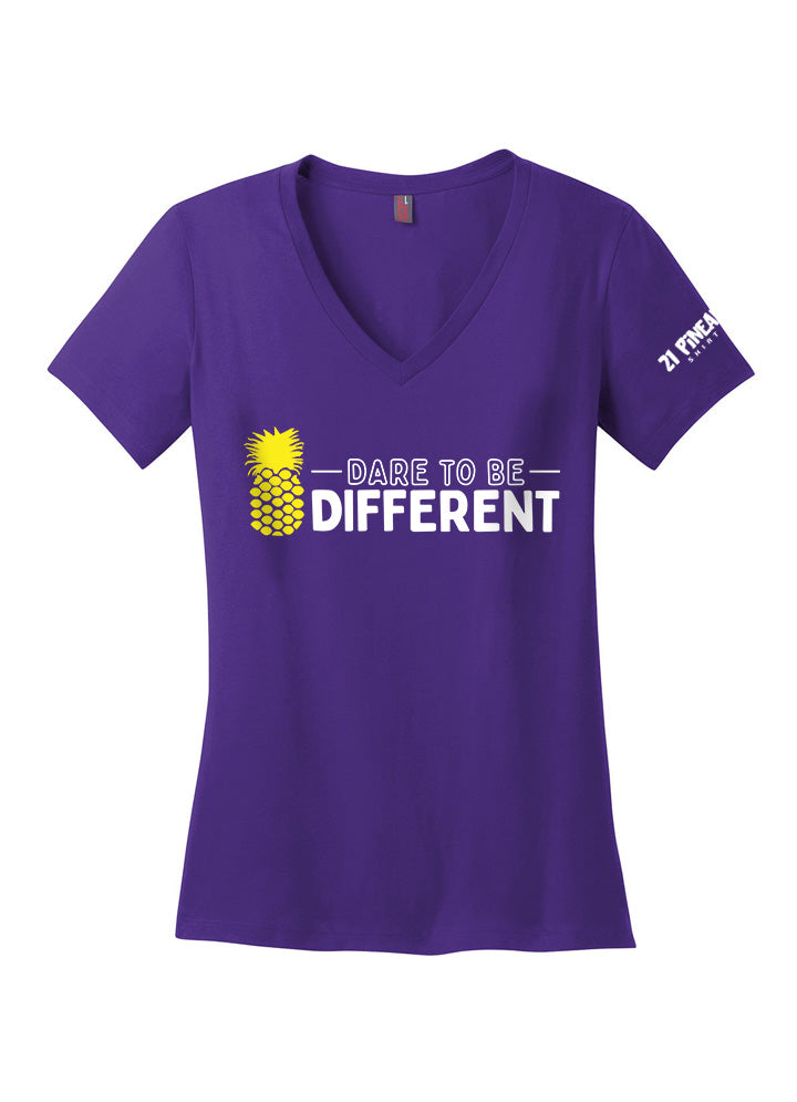 Dare To Be Different Women's V-Neck Tee