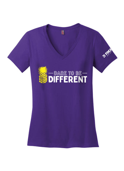 Dare To Be Different Women's V-Neck Tee