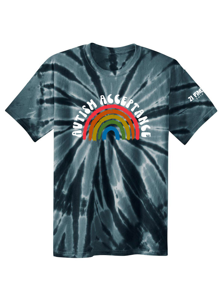 Autism Acceptance Youth Tie Dye Tee