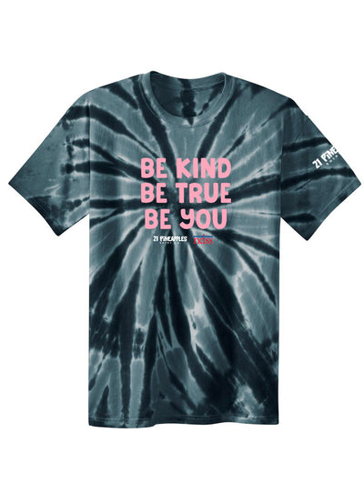 Be Kind Be True Be You Youth Tie Dye Tee