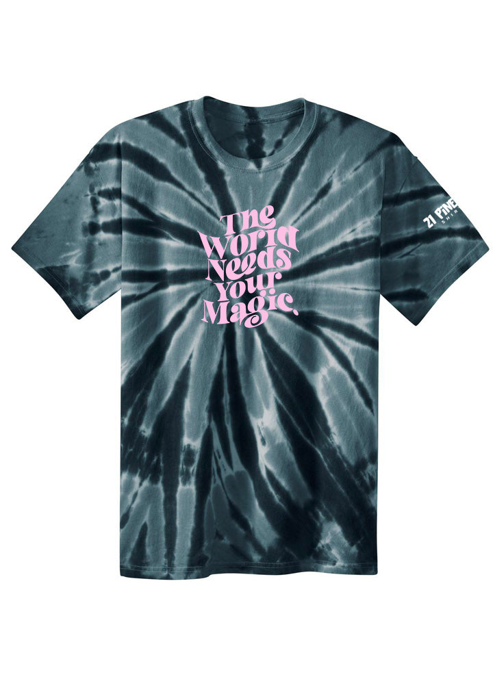 The World Needs Your Magic Youth Tie Dye Tee
