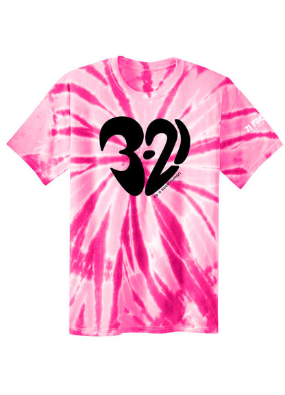 Heart Drip Youth Tie Dye Tee