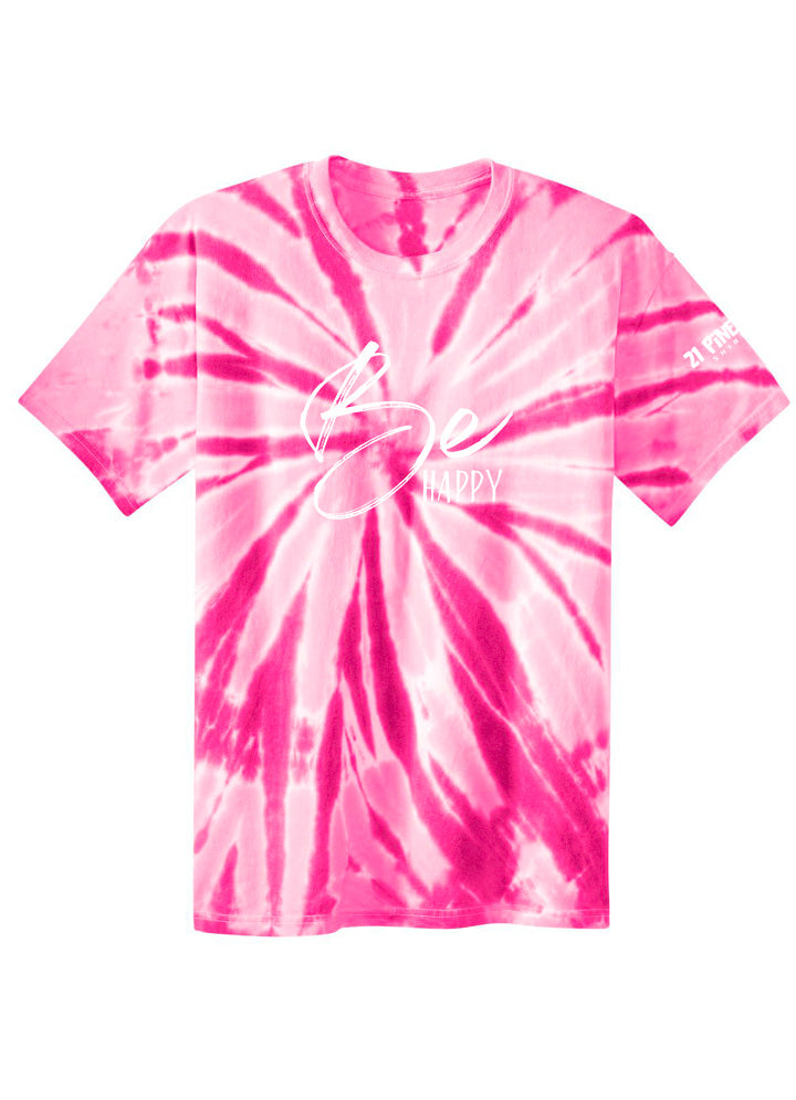 Be Happy Youth Tie Dye Tee