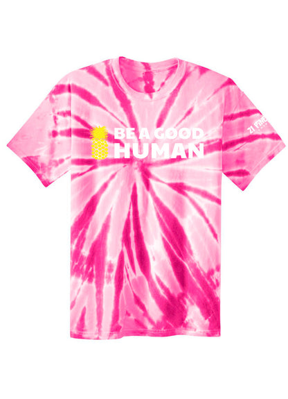 Be A Good Human Main Youth Tie Dye Tee