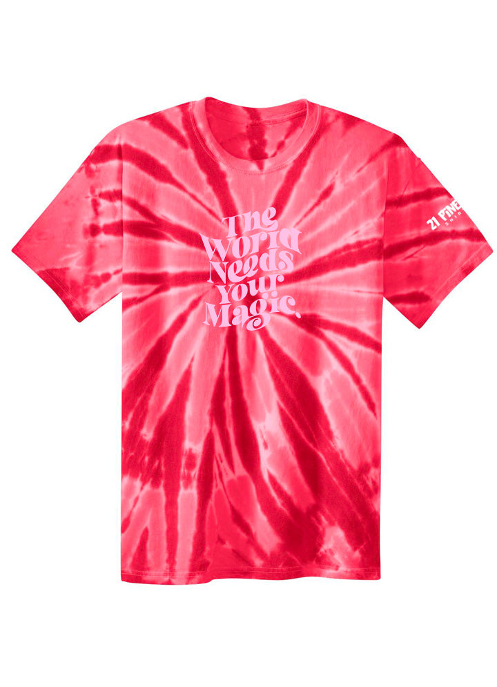 The World Needs Your Magic Youth Tie Dye Tee