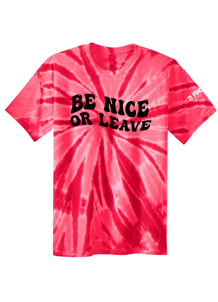 Be Nice or Leave Youth Tie Dye Tee